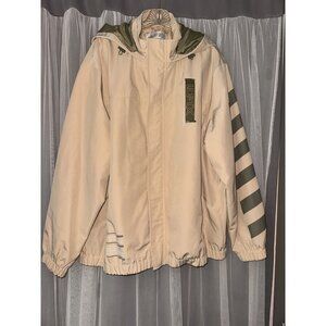 XL Buzz Lightyear Command Disney jacket hood zipper wind breaker lined